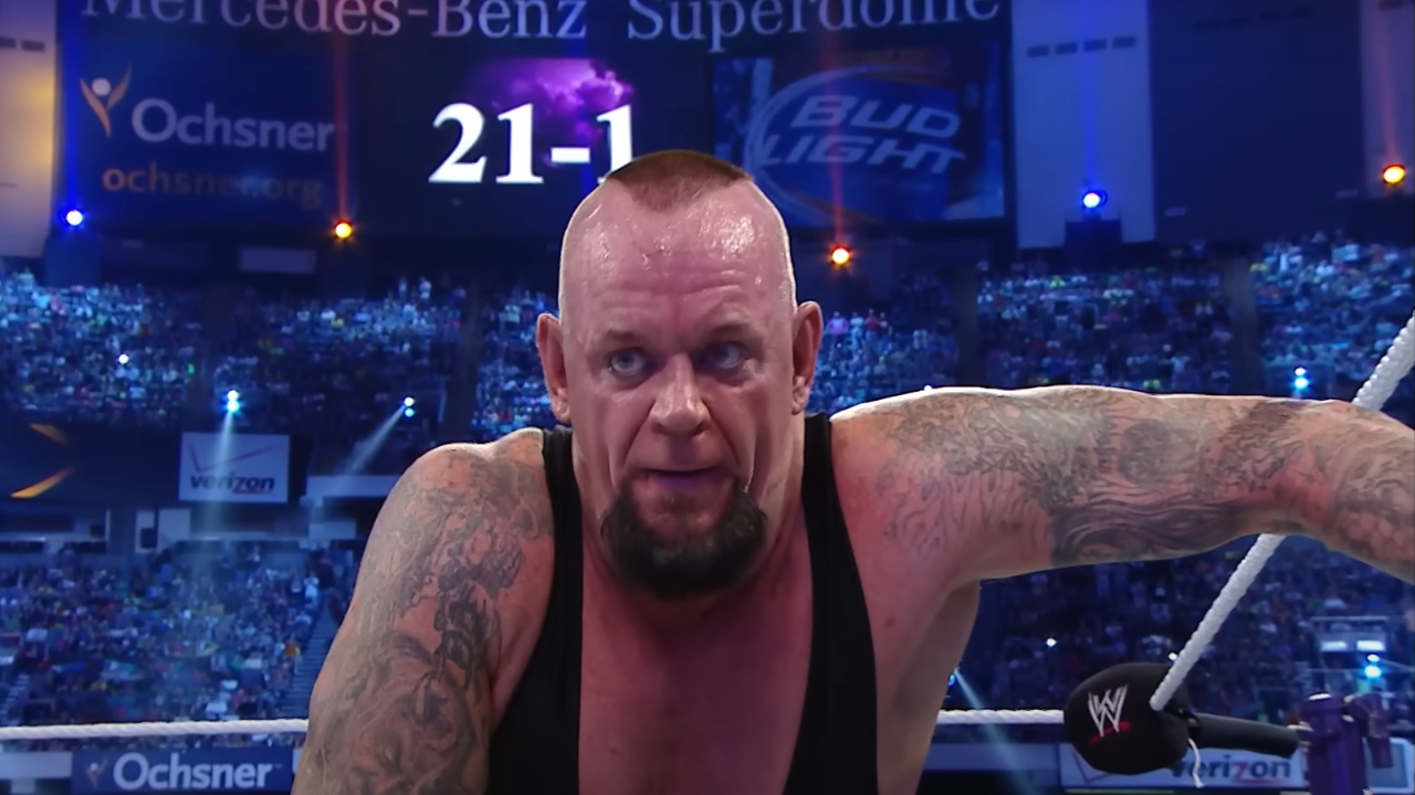 The Undertaker after being defeated at WrestleMania 30
