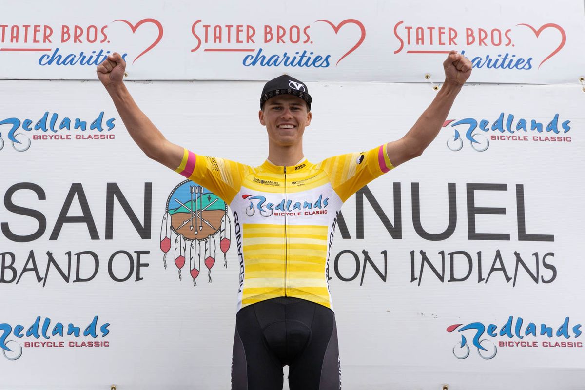 Race leader Xander White