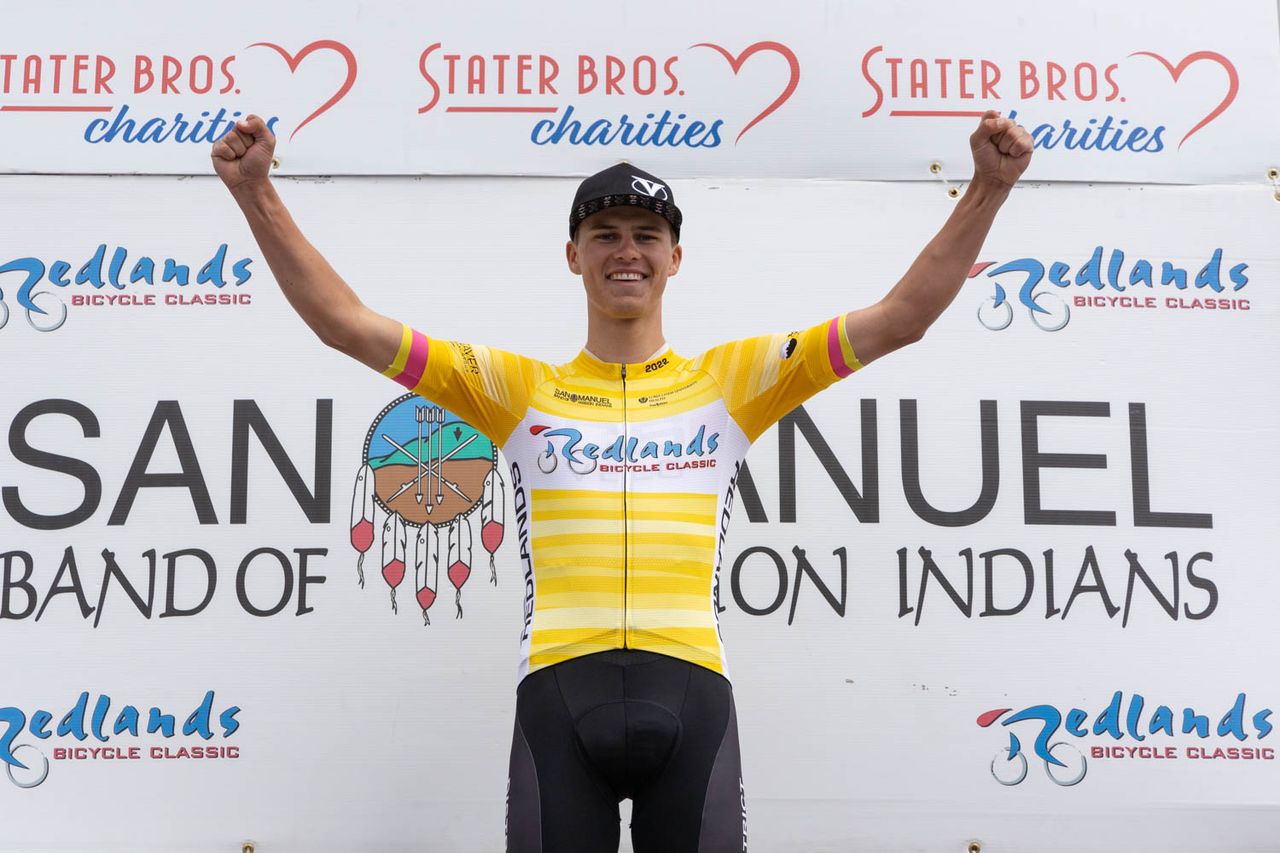Race leader Xander White