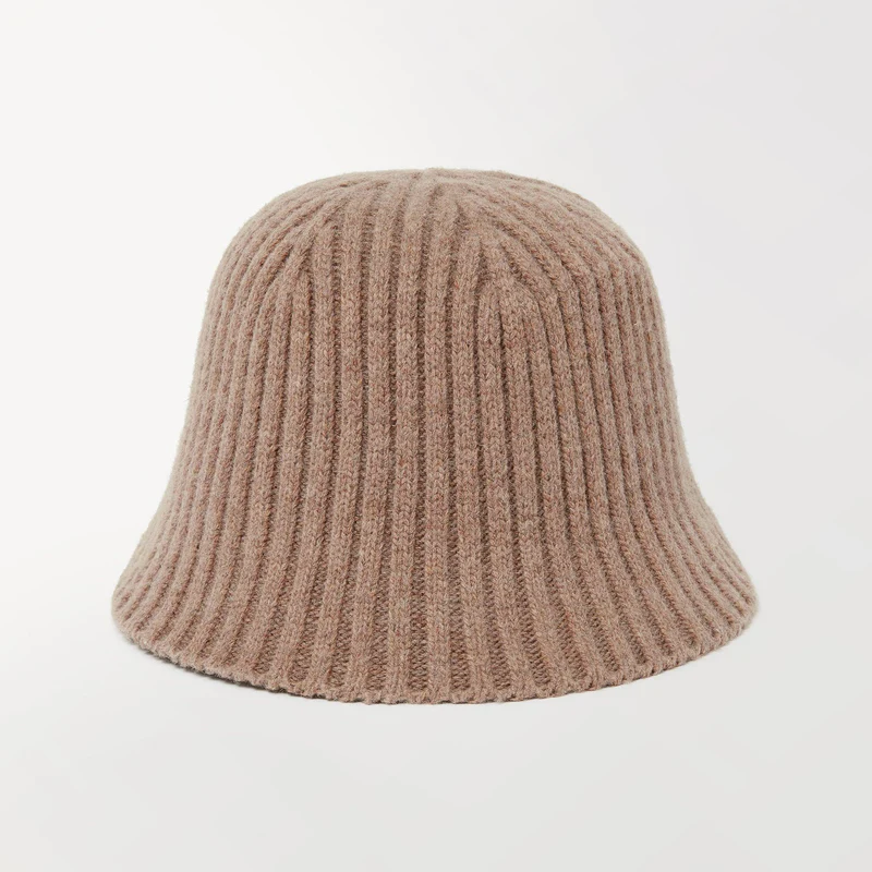 Rise &amp;amp; Fall, Wool Ribbed Knit Bucket Hat