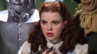 Dorothy looking sad in The Wizard of Oz