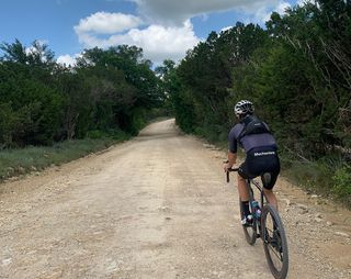 Out riding recon for the Gravel Locos in Texas