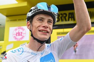 Jonas Vingegaard (Jumbo-Visma) after stage 18 of the Tour de France