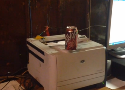 Detroit firefighters use soda cans and fax machines to find out when there's an emergency