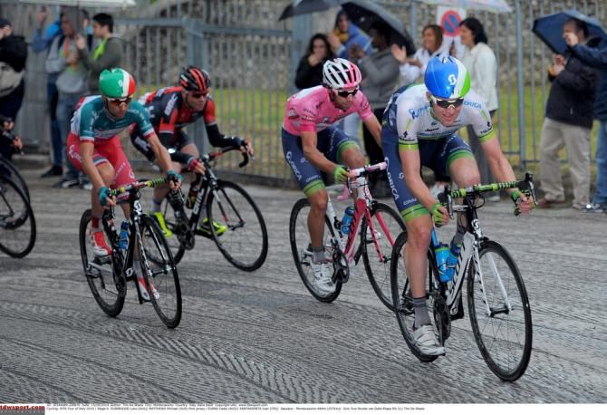 Luke Durbirdge (Oirca-GreenEge) setting up Matthews for the win