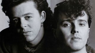 Tears for Fears pictured on the cover of their 1985 album Songs From the Big Chair