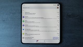 Gmail on the Pixel 9 Pro Fold