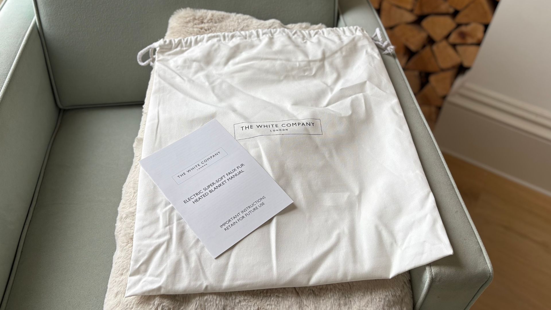 Testing The White Company Faux Fur Heated Throw