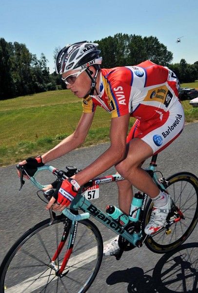 Chris Froome, 23, in the 2008 Tour de France