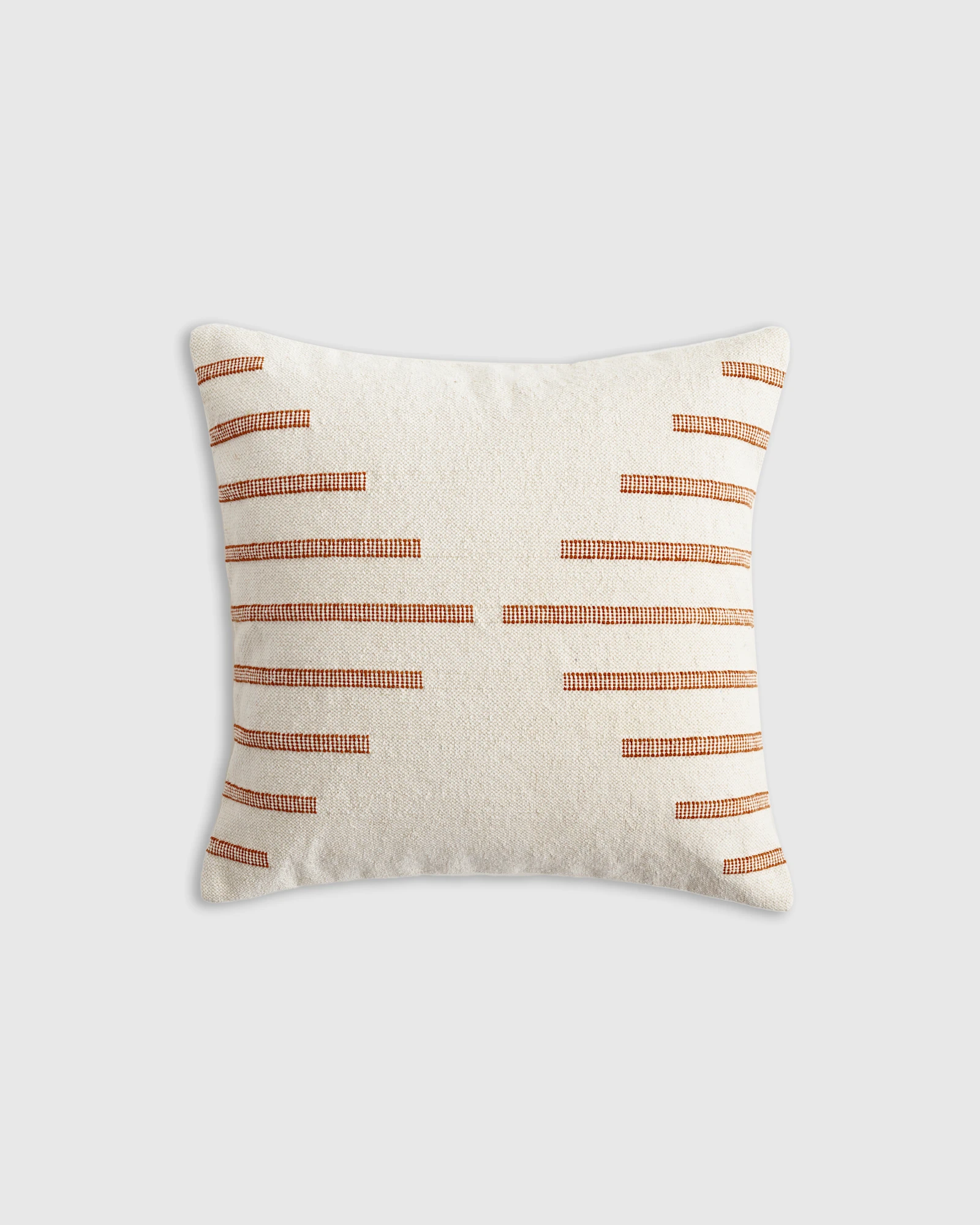 Bold Stripe Pillow Cover in Terracotta