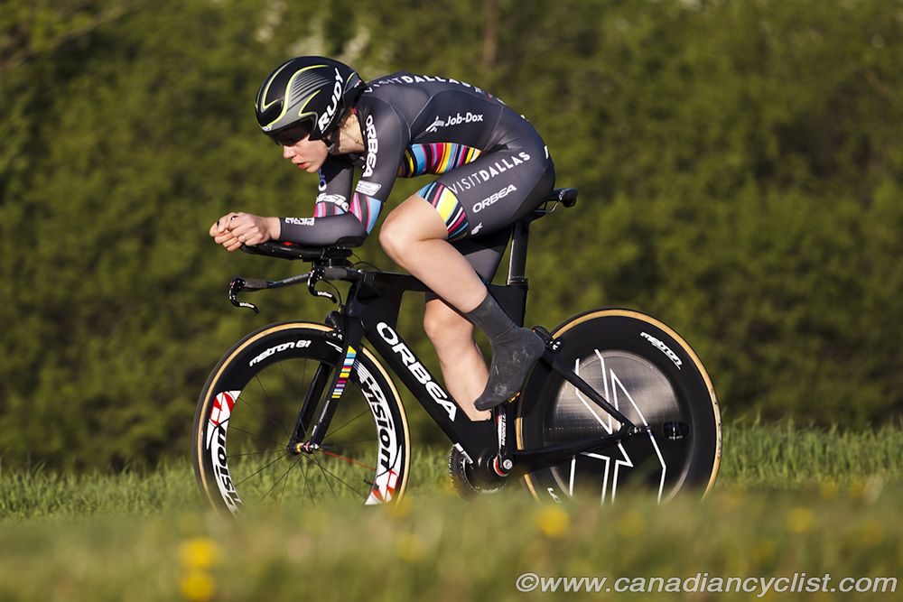 Claire Rose (GBr) Visit Dallas DNA Pro Cycling