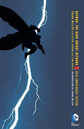 The cover to The Dark Knight Returns