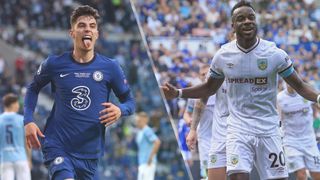 Kai Havertz of Chelsea and Maxwel Cornet of Burnley are expected to feature in the Chelsea vs Burnley live stream 