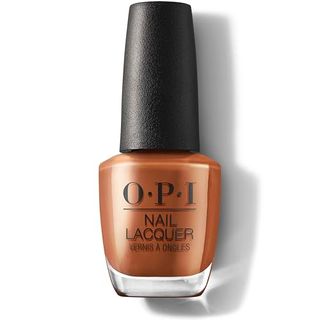 Opi-Nagellack „Mein Italienisch ist ein bisschen rostig“ | Undurchsichtiger, cremefarbener, splitterfester Nagellack in Orange | Mailänder Musensammlung