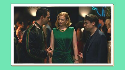 Who is the youngest Roy sibling? Pictured: Jeremy Strong, Sarah Snook, Kieran Culkin HBO Succession Season 3 - Episode 7