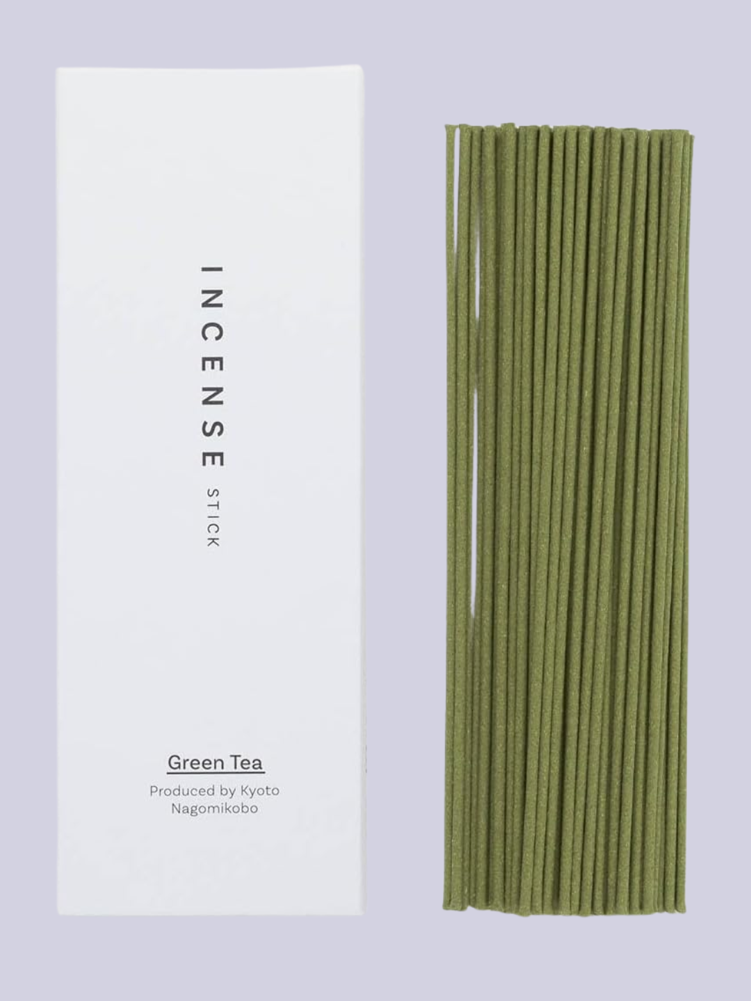 A set of green tea incense sticks from Kyoto Nagomikobo