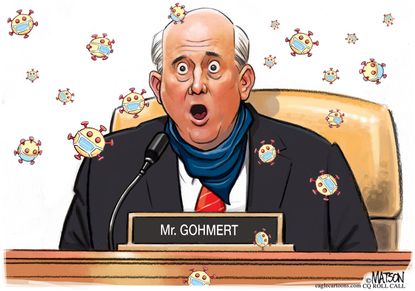Political Cartoon U.S. Louie Gohmert coronavirus