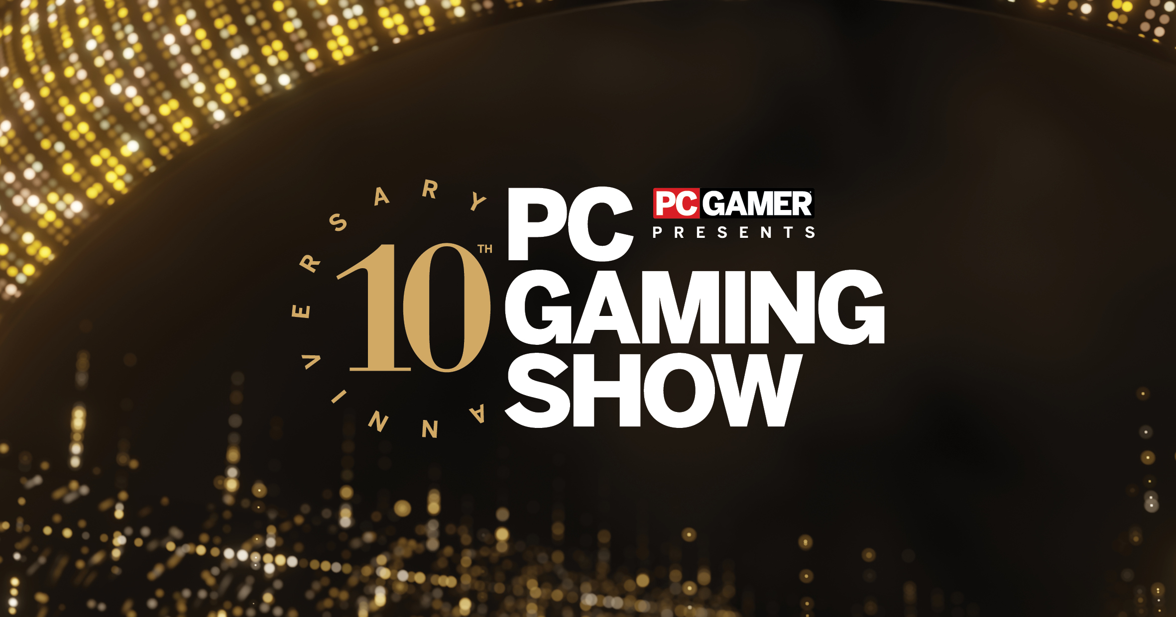 PC Games Show 10th Anniversary key art