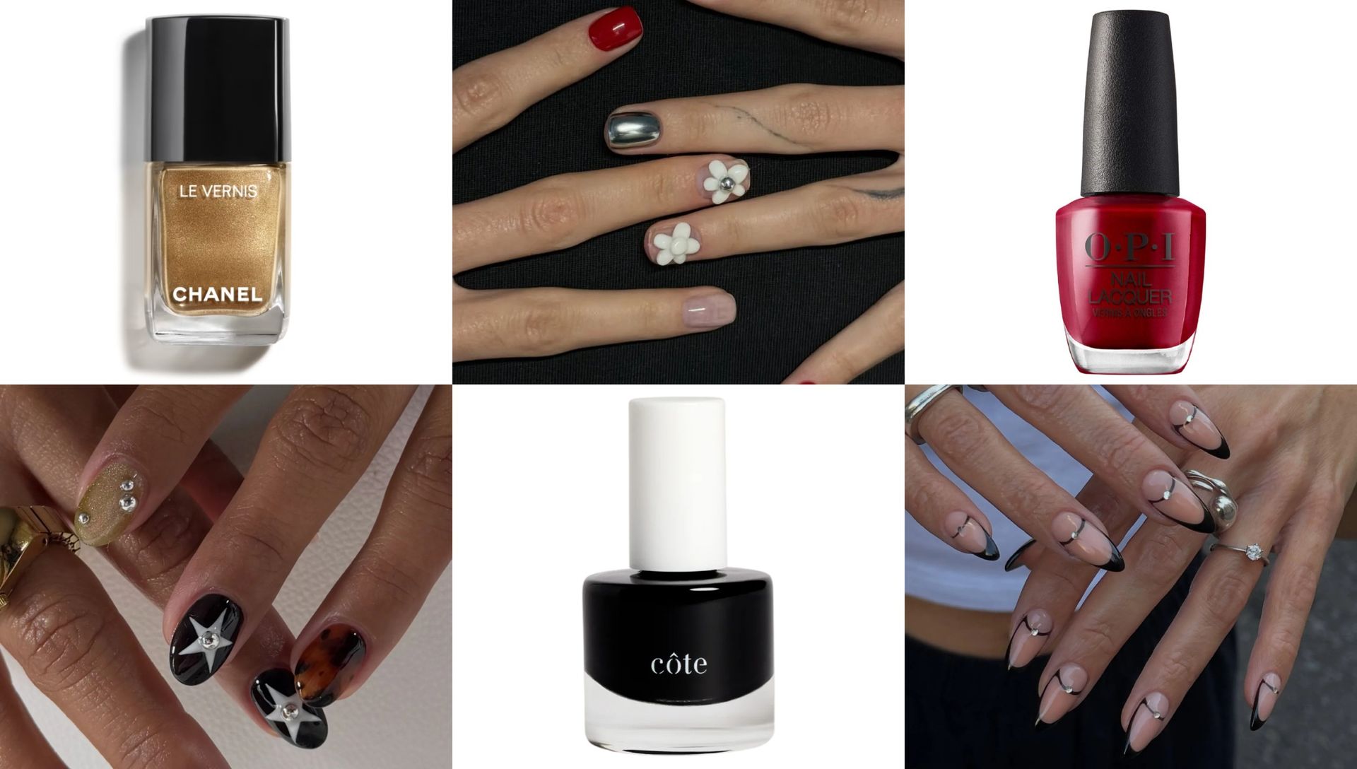 Autumn nails take on a quiet, spellbound allure for October