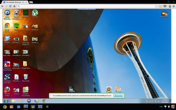 Chrome remote desktop chromebook