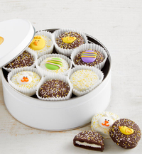 Happy Easter Belgian Chocolate Covered Oreo Tin | $44.99 at 1-800 Flowers