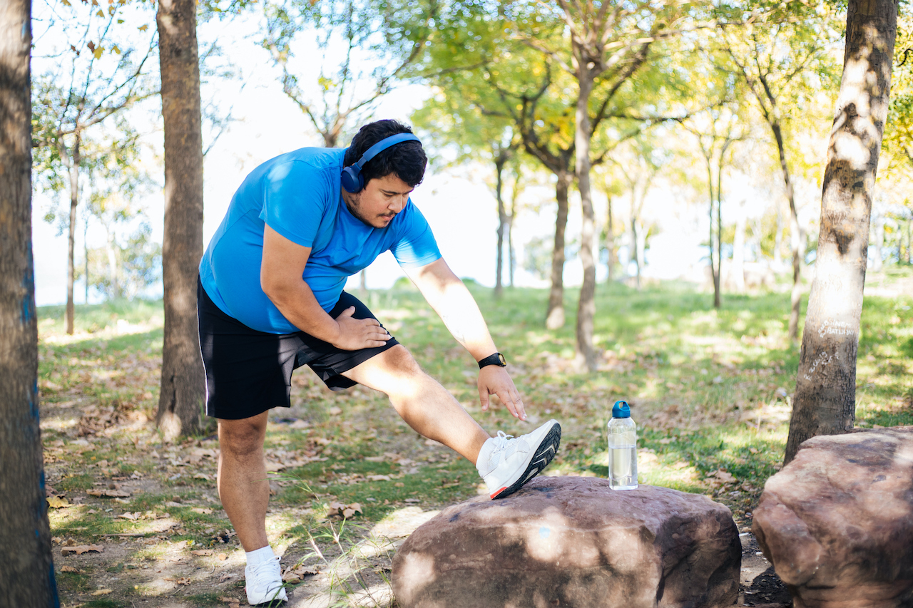 Man exercising