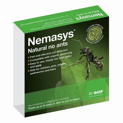 Nemasys No Ants Natural Nematode Ant Control - Treats Up to 16 Nests, Safe for Children Pets and Wildlife
