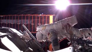 Chinese astronauts installed debris shielding on the Tiangong space station during a six-hour spacewalk on Sept. 26, 2025.