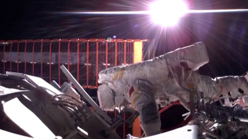 Chinese astronauts installed debris shielding on the Tiangong space station during a six-hour spacewalk on Sept. 26, 2025.