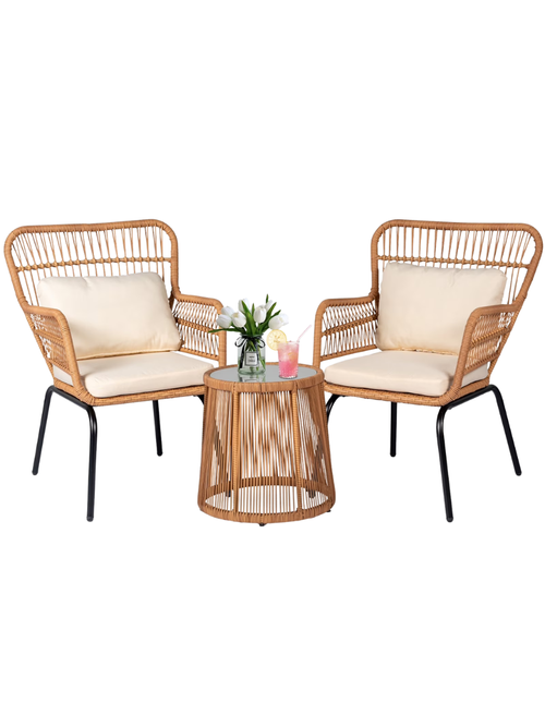 Rattan Patio Conversation Set