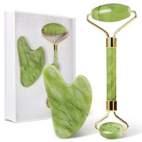 Huefull Gua Sha & Jade Roller Set