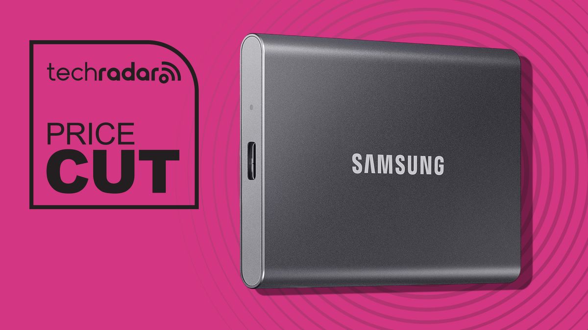 Save big on this 1TB Samsung T7 SSD with 1,050MB/s read speeds