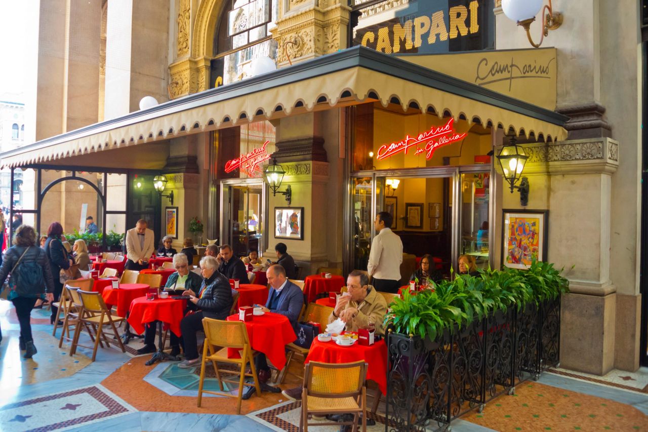 Camparino in Galleria, Galleria Vittorio Emanuele II, Milan, Lombardy, Italy