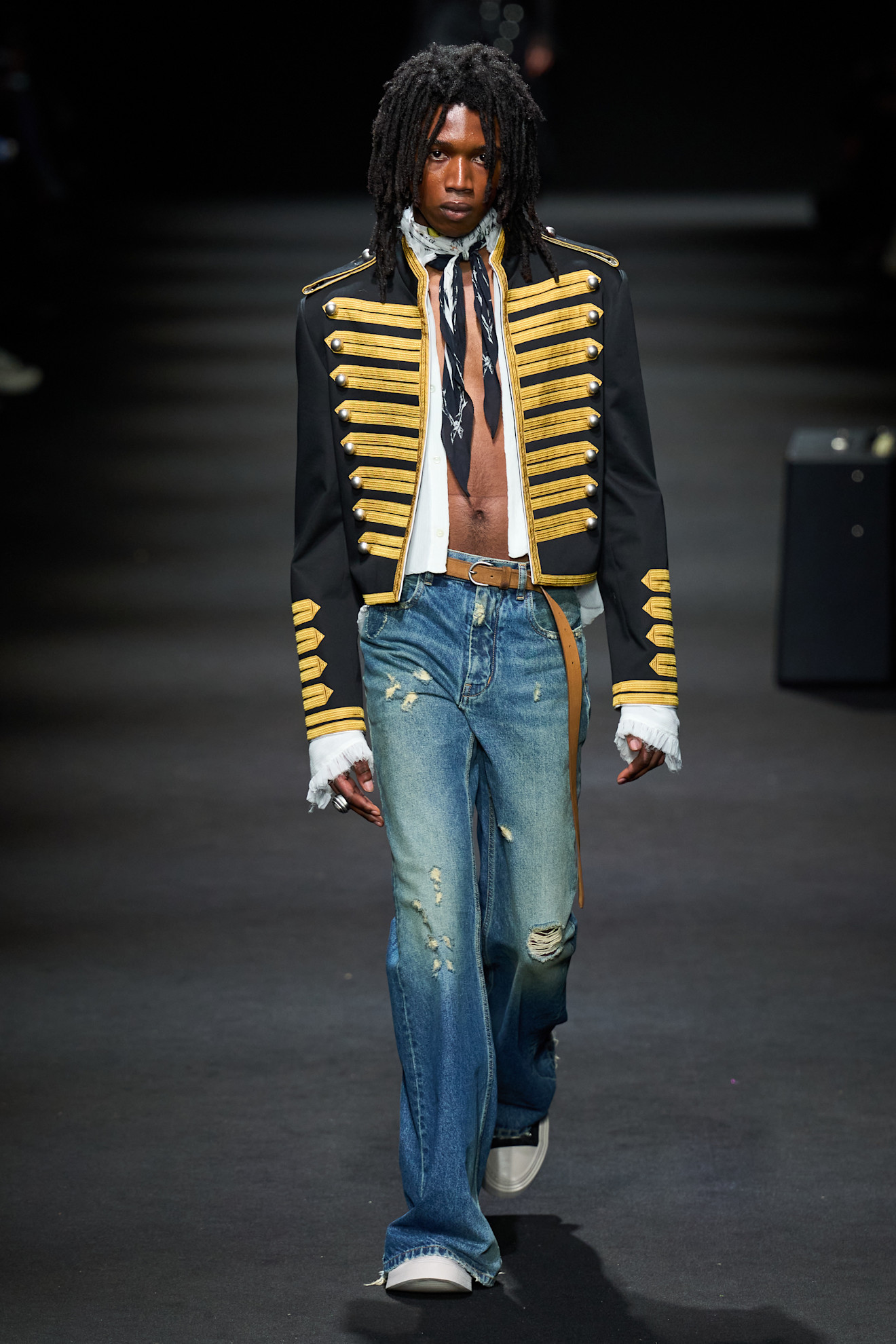 military jacket who what wear runway fashion month