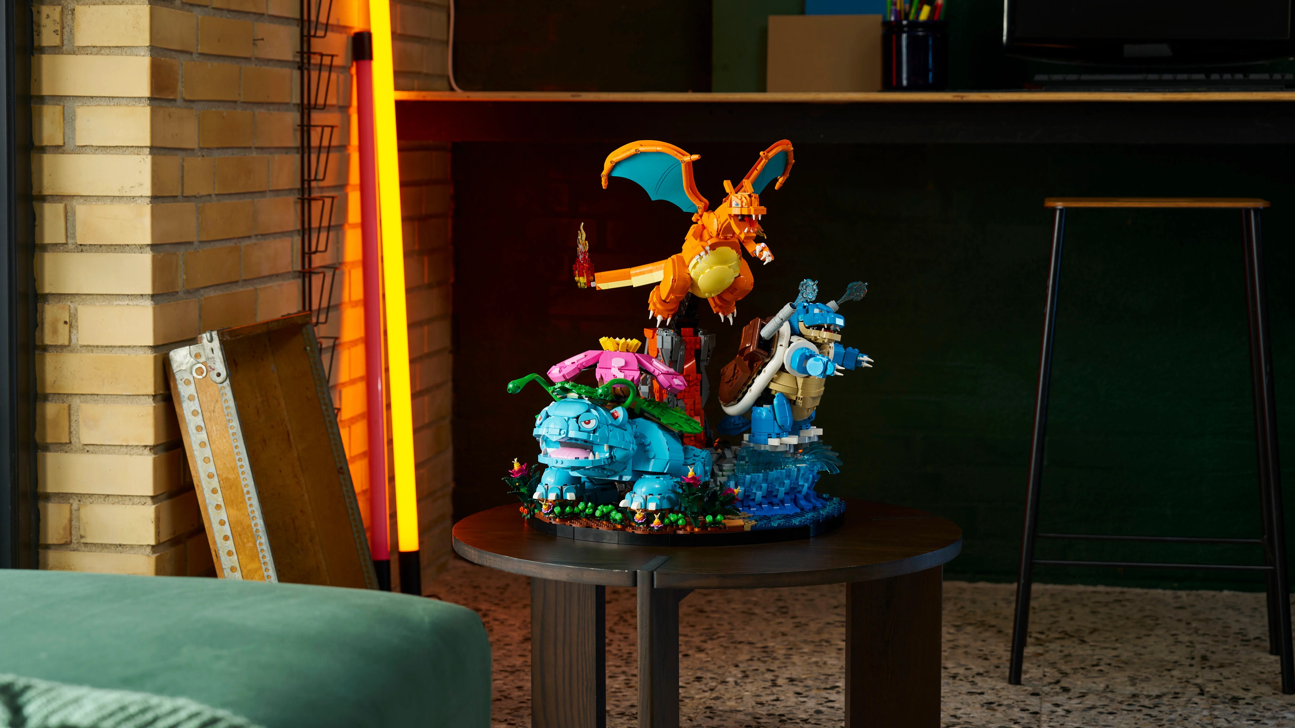 The Lego Venusaur, Charizard and Blastoise