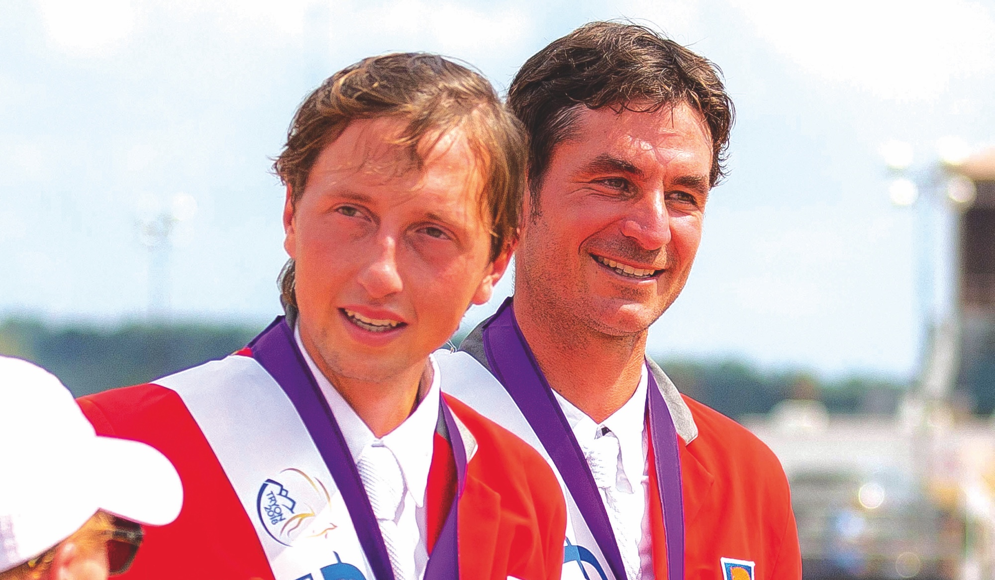 Martin Fuchs and Steve Guerdat, showjumping riders who star in Faultless