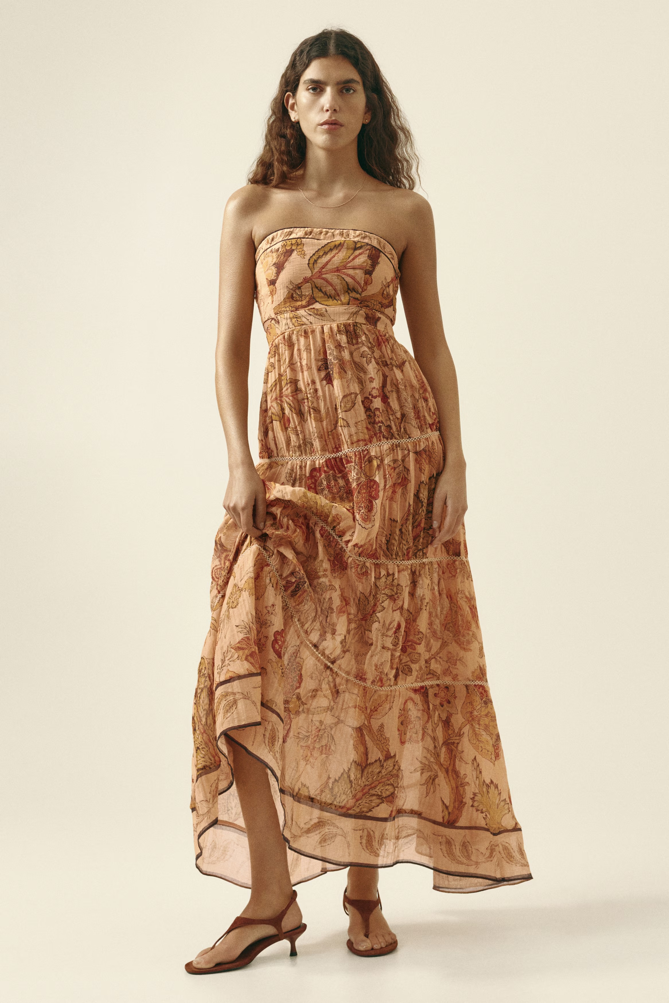 H&amp;amp;M, Tiered Bandeau Dress