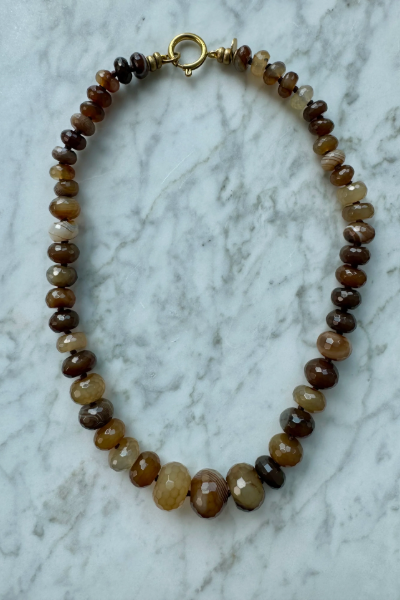 Don&#039;t Let Disco, The Chocolate Agate Bonbon Necklace