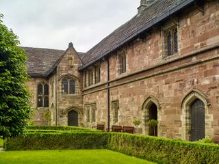 Porch and Hall facade at Chetham's School and Library. ©Paul Highnam/Country Life