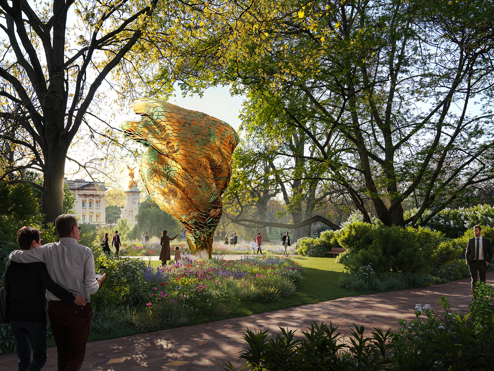 Foster+Partners National Monument design for Queen Elizabeth II
