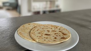 Pancakes made in the Salter Ceramic Non-Stick Frying Pan