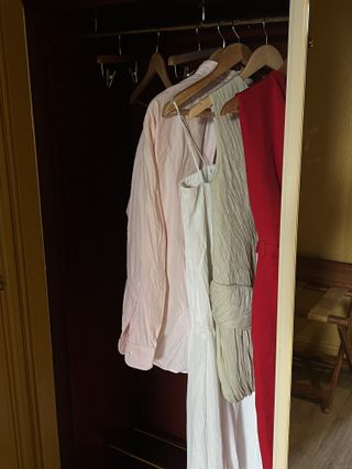 Eliza Huber's closet for her trip to Monaco and Nice.