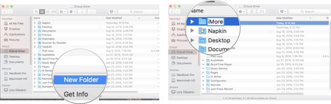 How to manually create folders and move documents in the Files app and ...
