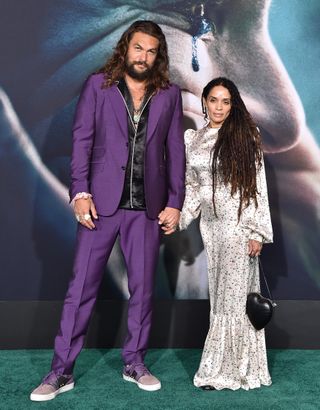 red carpet - Jason Momoa and Lisa Bonet