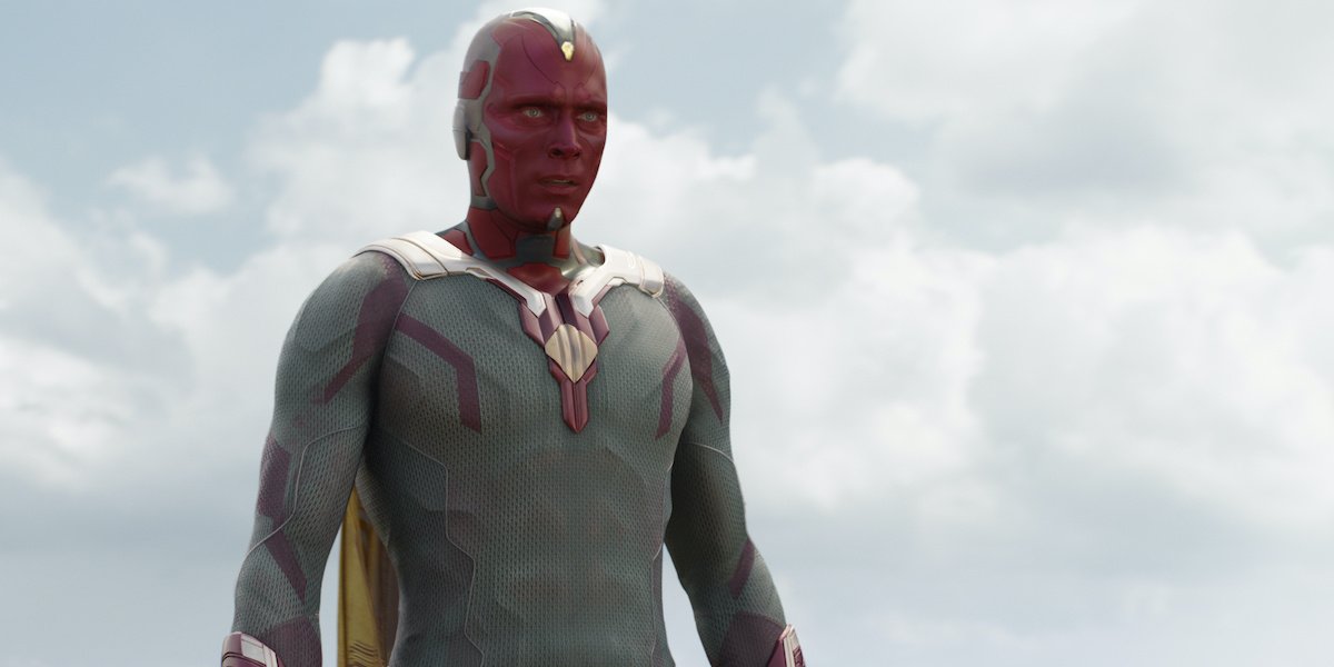 Paul Bettany as Vision in Avengers: Infinity War