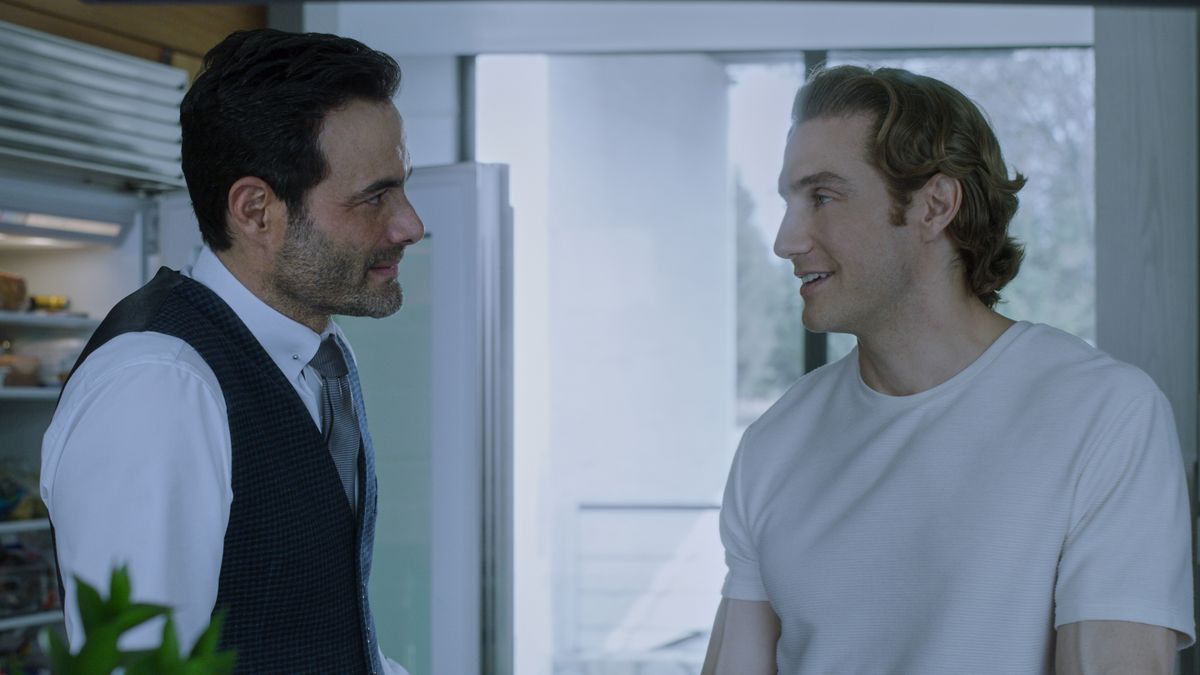 Luis Roberto Guzman as Lorenzo and Eugenio Siller as Jose Maria Lozcano in "Who Killed Sara" on Netflix.