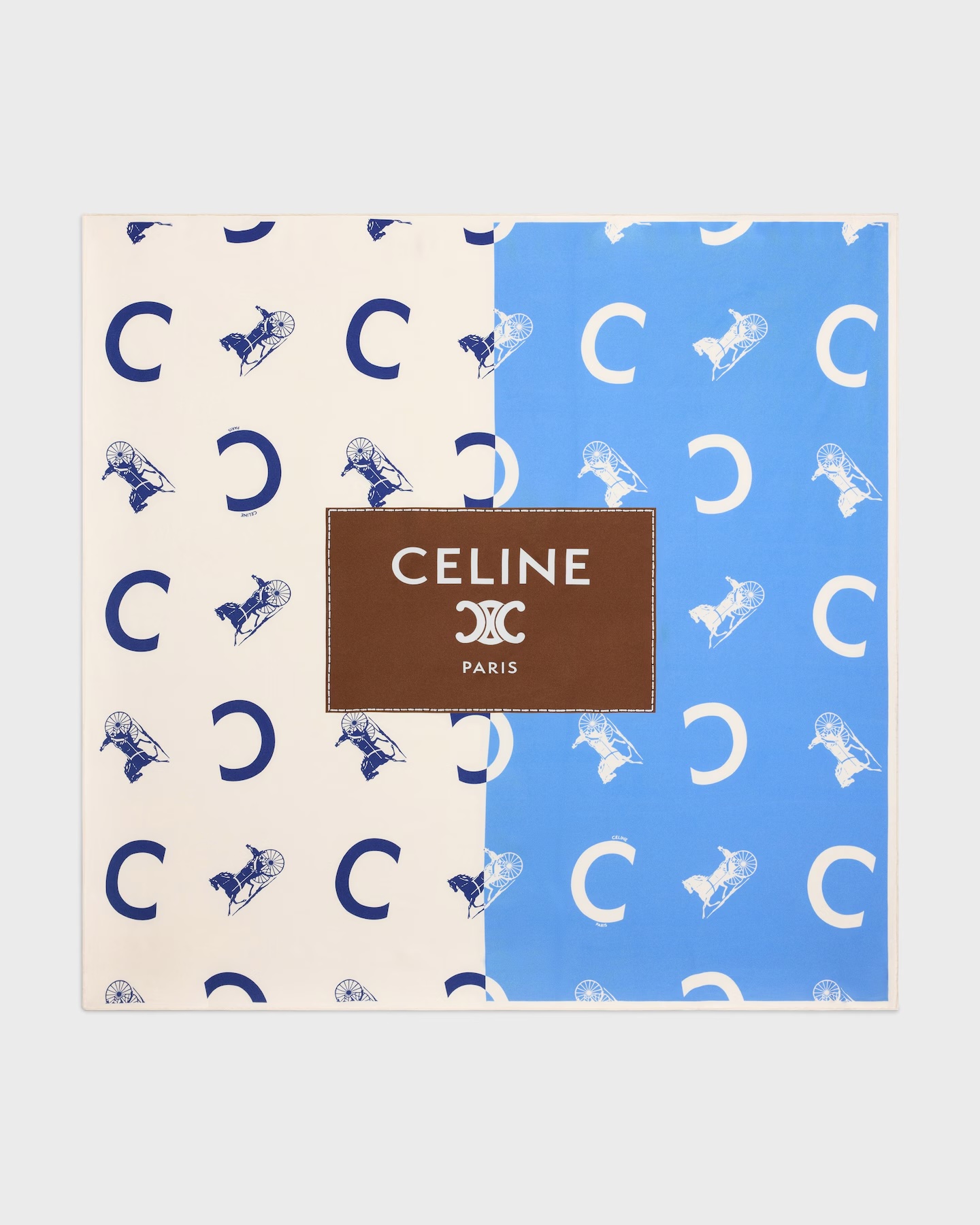 Celine, Stamped C Cal&amp;egrave;che Foulard