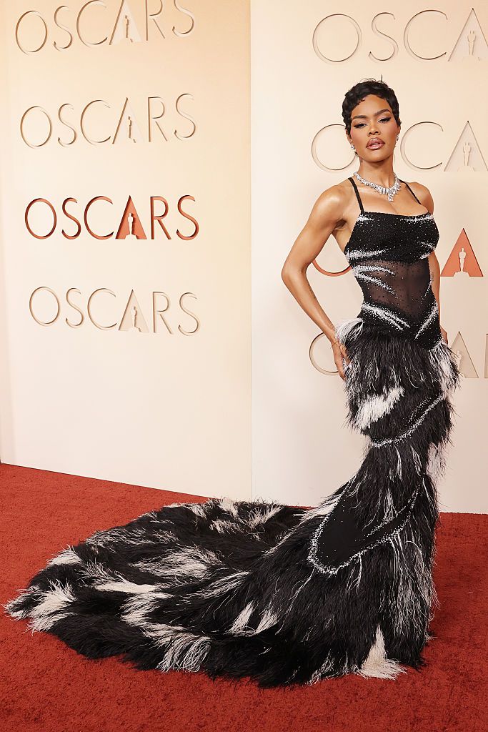 HOLLYWOOD, CALIFORNIA - MARCH 15: Teyana Taylor attends the 98th Oscars at Dolby Theatre on March 15, 2026 in Hollywood, California. (Photo by Mike Coppola/Getty Images)