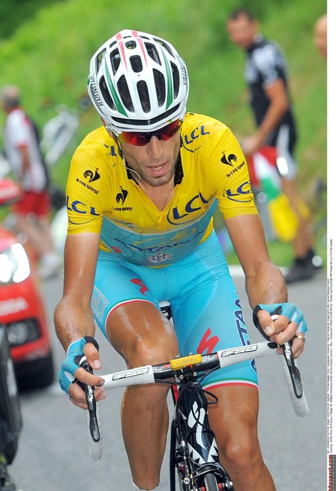 Race leader Vincenzo Nibali
