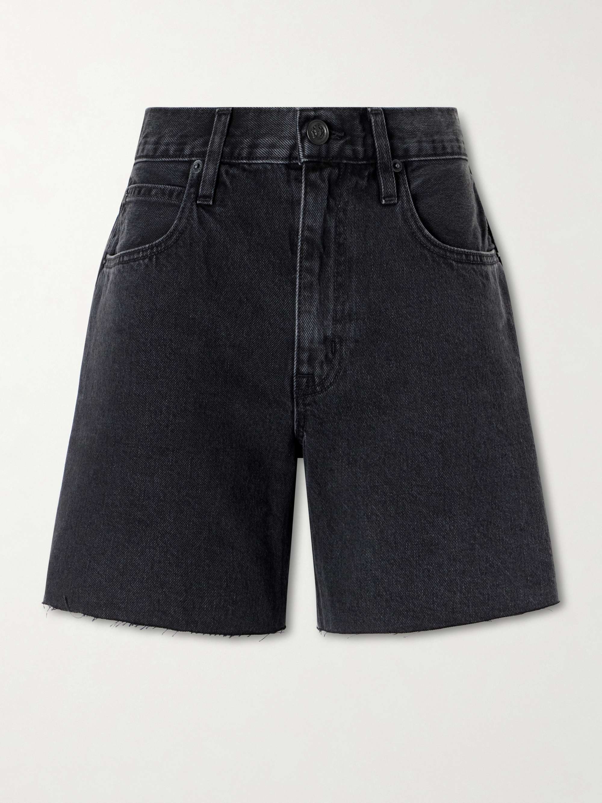 Sienna Frayed Denim Shorts